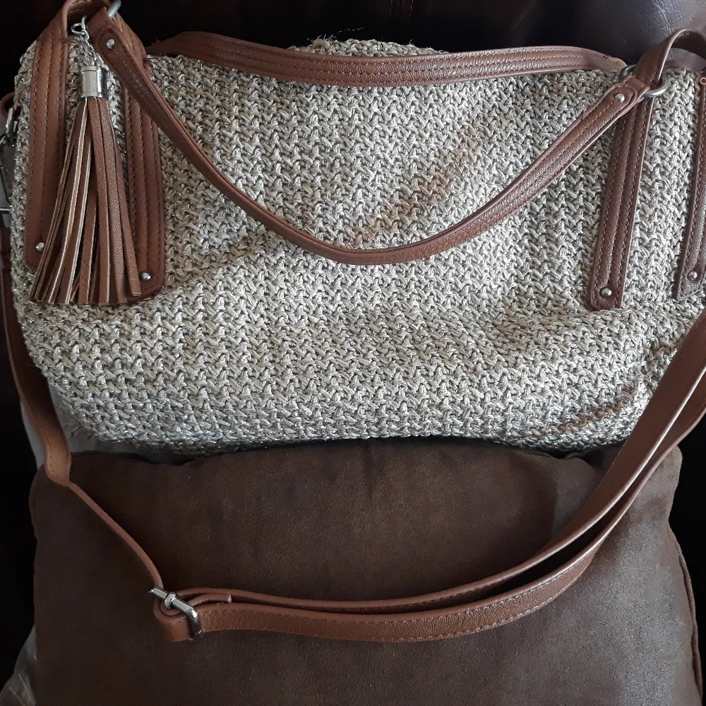 Tan boho purse